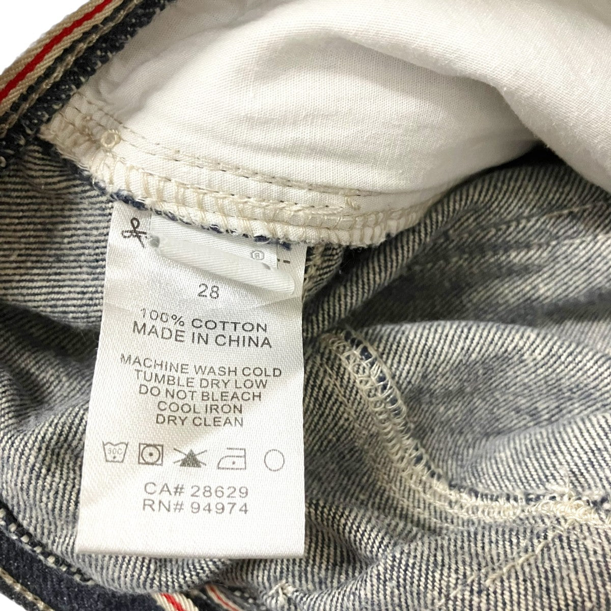 stussy×MATTHEW M WILLIAMS×LORO PIANA 20SSデニムパンツ316048 古着・中古-5枚目のアイテム画像