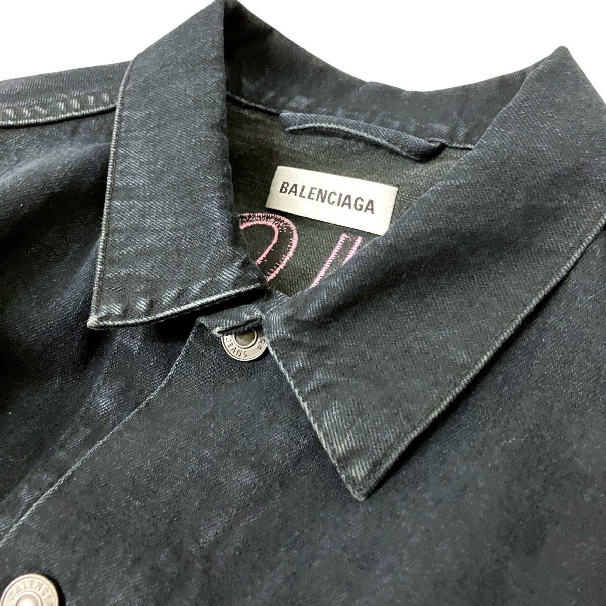 BALENCIAGA デニムジャケット557388 古着・中古-3枚目のアイテム画像