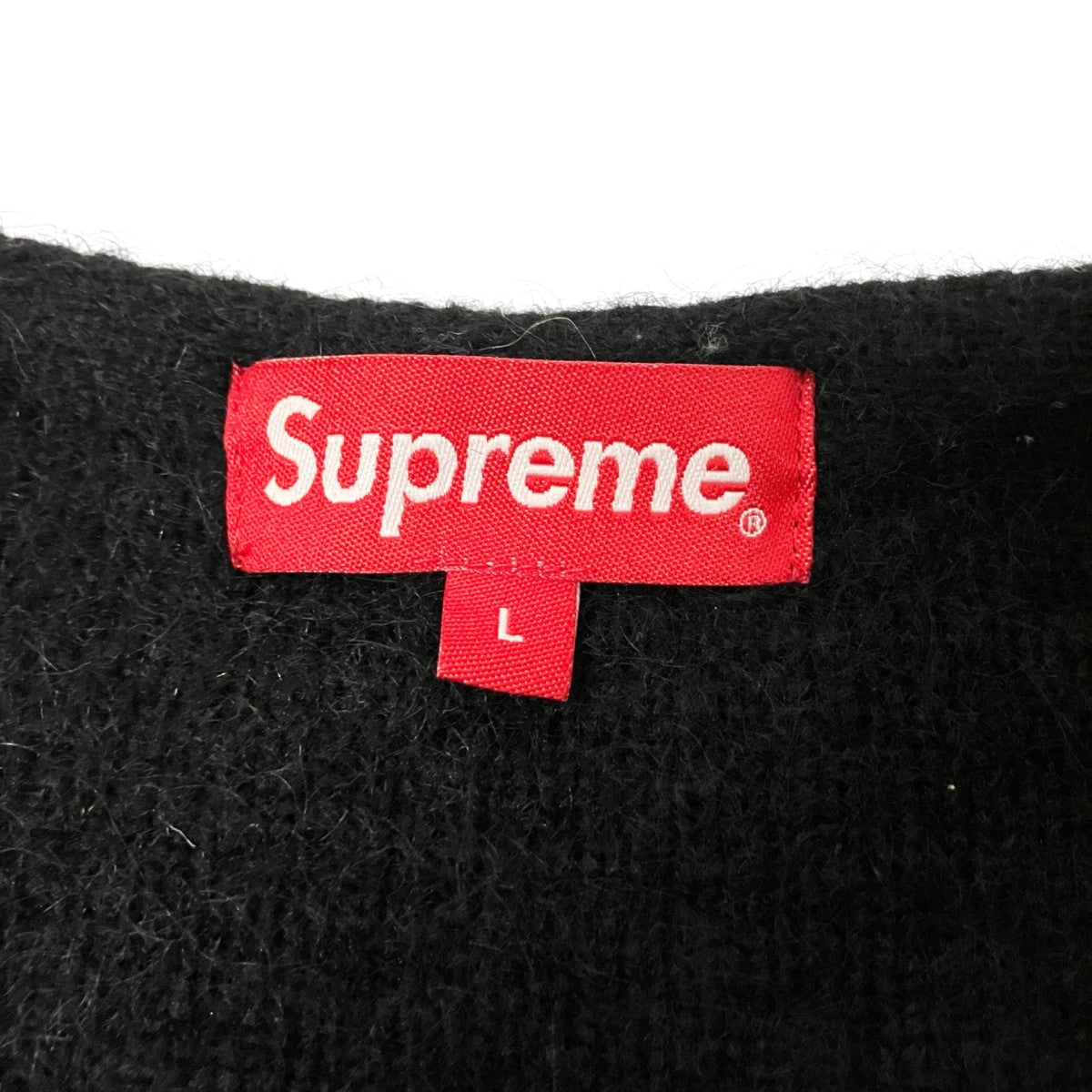 Supreme Brushed Grid Cardigan厚手カーディガン 古着・中古-4枚目のアイテム画像