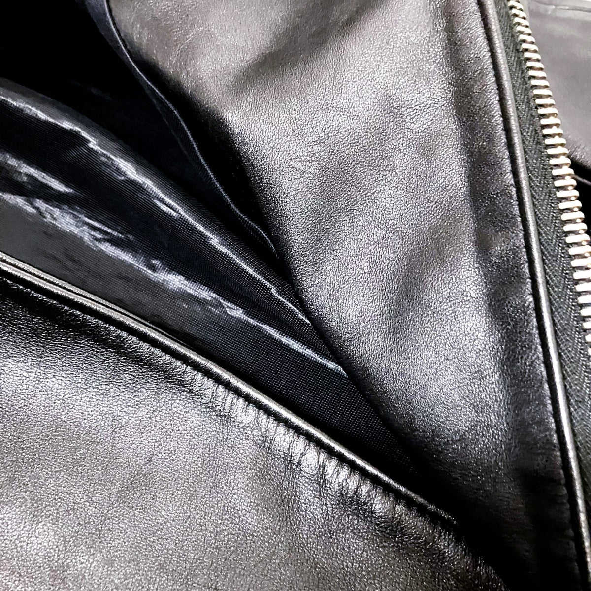 Lewis Leathers CYCLONEレザージャケット 古着・中古-6枚目のアイテム画像