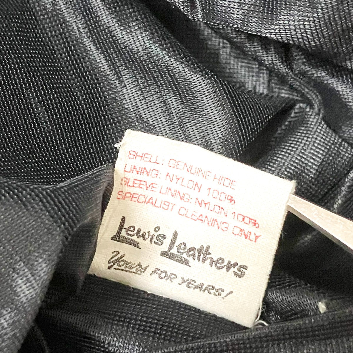 Lewis Leathers CYCLONEレザージャケット 古着・中古-8枚目のアイテム画像