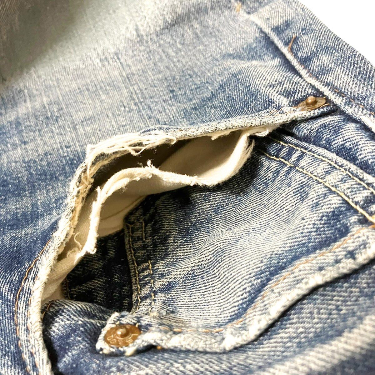 LEVI’S 66前期デニムパンツ 古着・中古-10枚目のアイテム画像