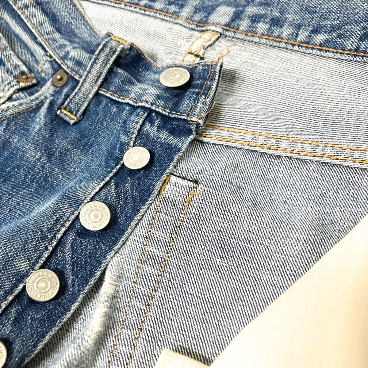 LEVI’S 66前期デニムパンツ 古着・中古-4枚目のアイテム画像