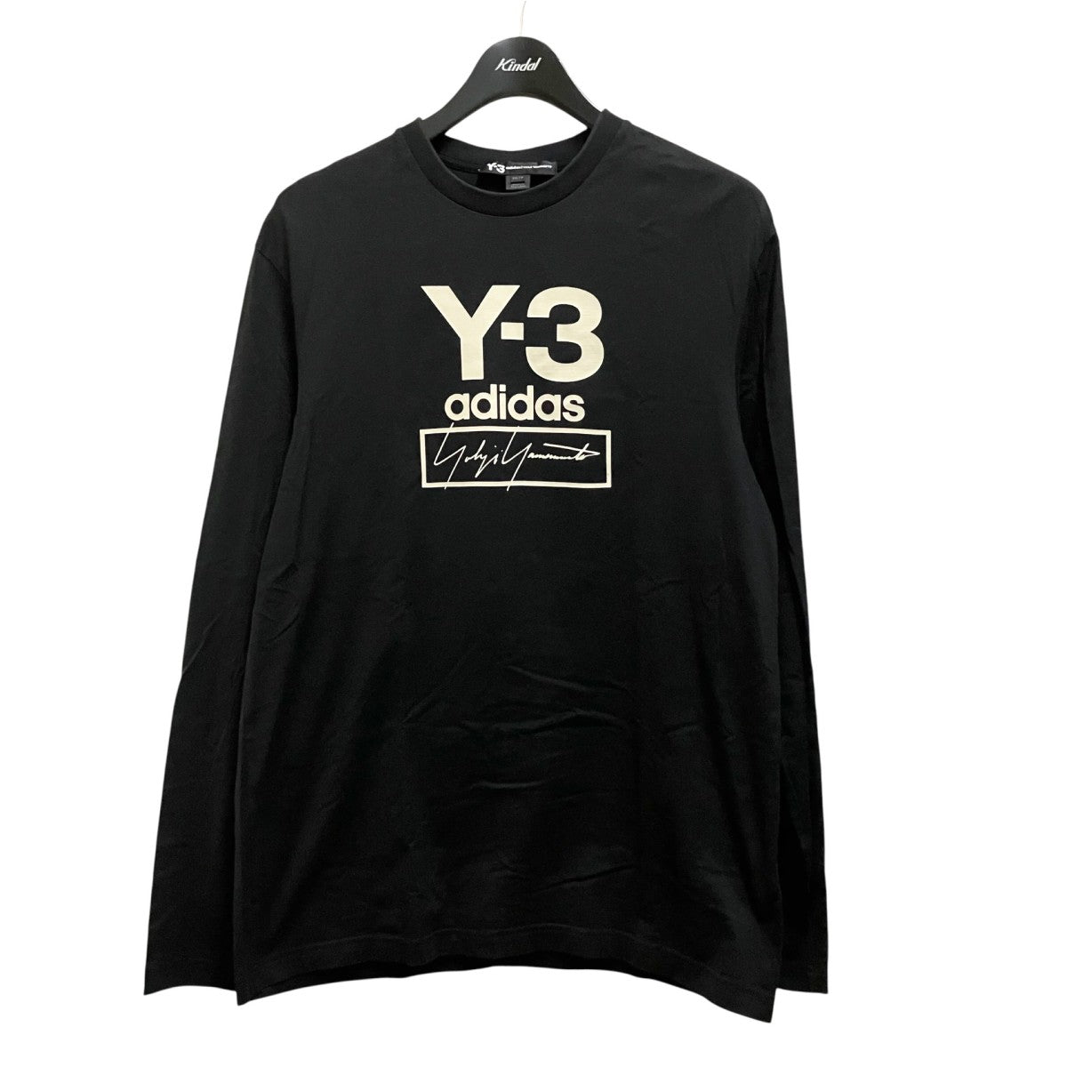 Y-3×YOHJI YAMAMOTO×adidas プリントカットソーFJ0406 古着・中古-1枚目のアイテム画像