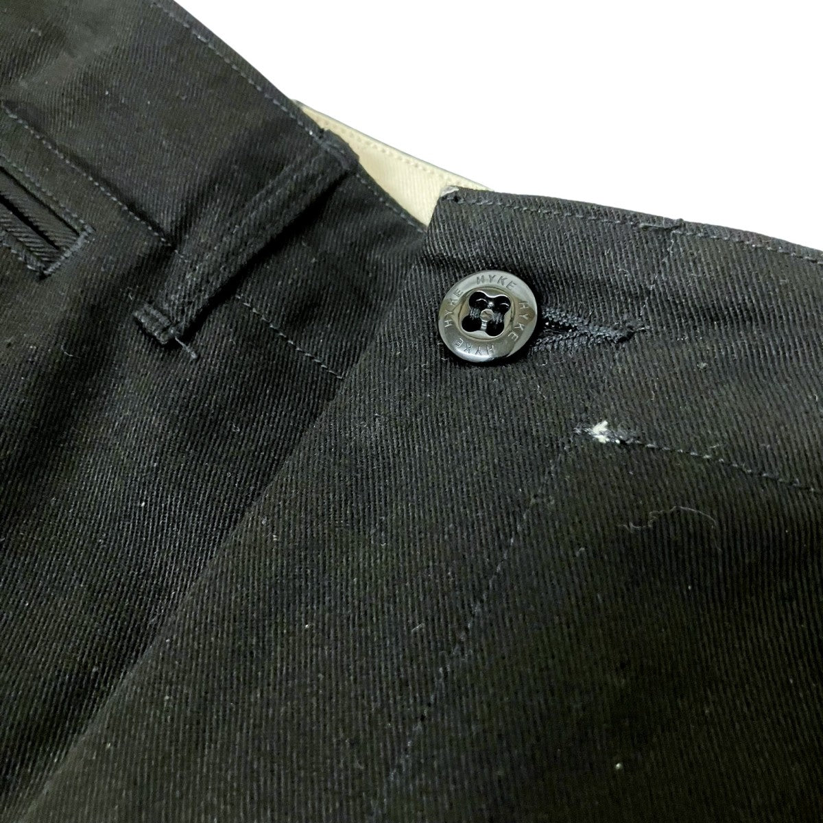HYKE BARREL-LEG CHINO PANTSチノパン252 13348 古着・中古-5枚目のアイテム画像