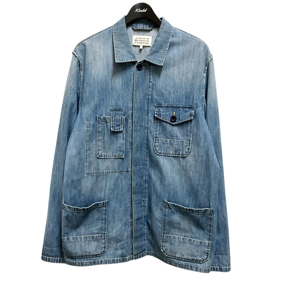 Martin Margiela 10 MULTI POCKET DENIM JACKETシャツジャケットS50DL0443 古着・中古-1枚目のアイテム画像