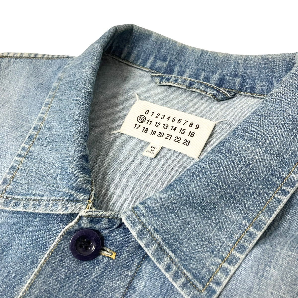 Martin Margiela 10 MULTI POCKET DENIM JACKETシャツジャケットS50DL0443 古着・中古-3枚目のアイテム画像