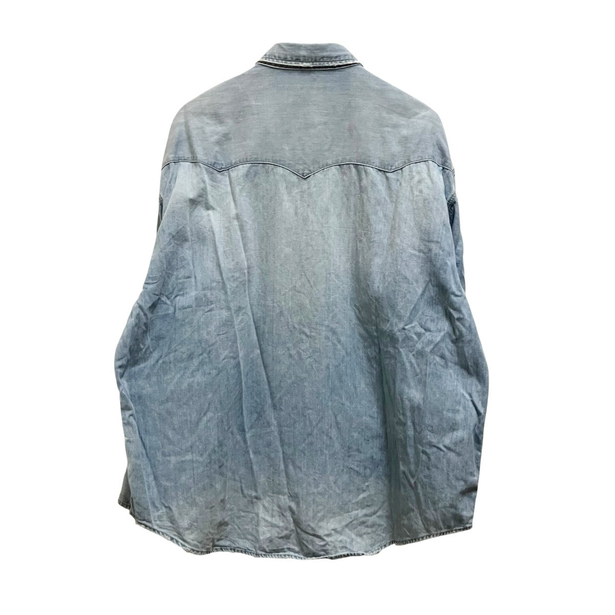 JOURNAL STANDARD TRISECT デニムウエスタン クラッシュシャツ24 050 600 8090 1 古着・中古-2枚目のアイテム画像