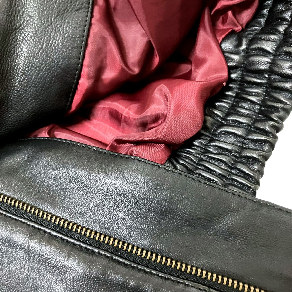 glamb Chin Strap Leather BlousonレザージャケットGB0323 JKT01 古着・中古-5枚目のアイテム画像