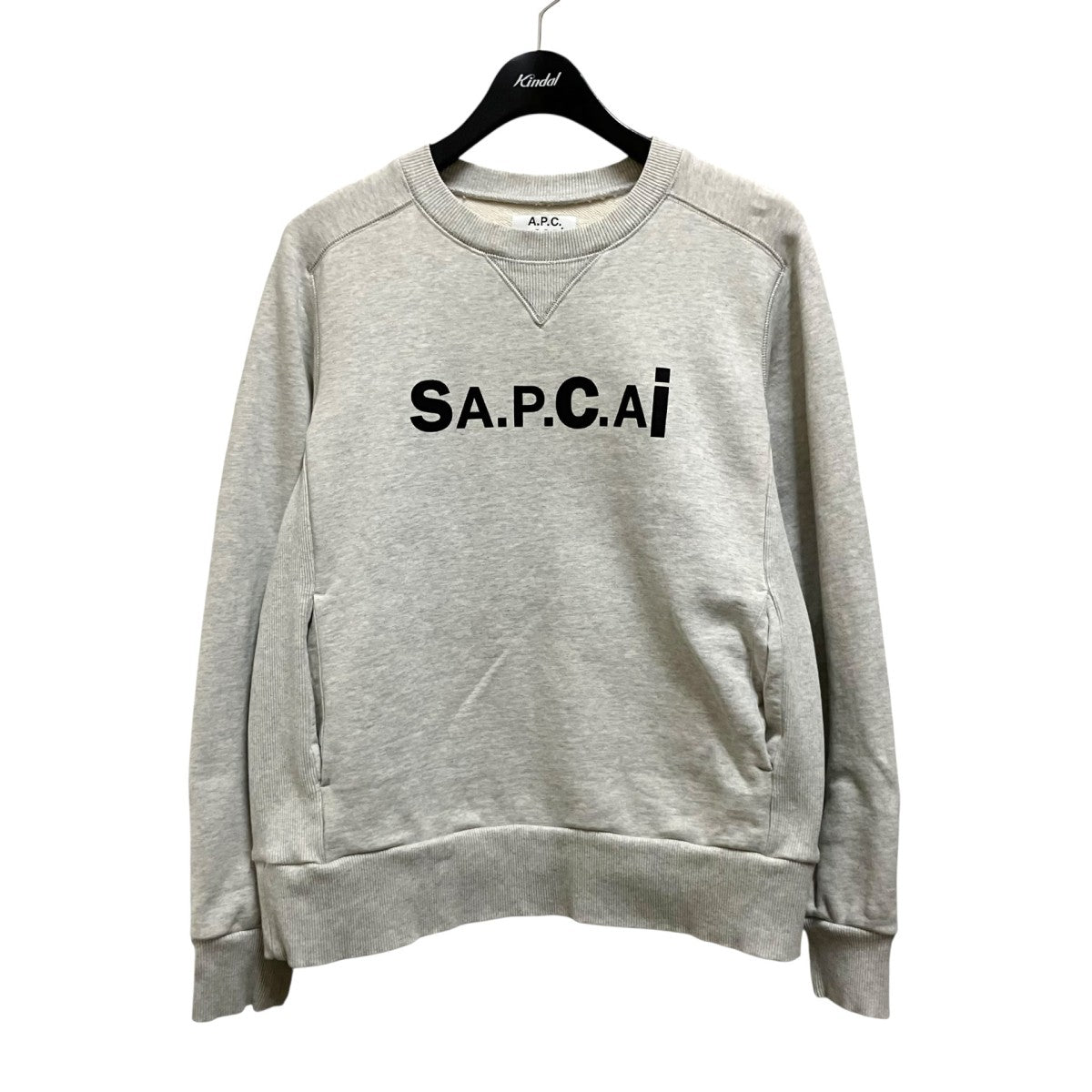 A．P．C．×sacai ロゴスウェット23213 1 91081 古着・中古-1枚目のアイテム画像