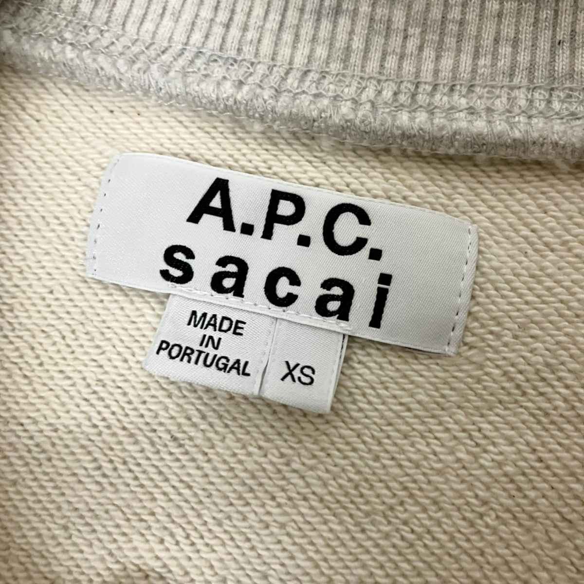 A．P．C．×sacai ロゴスウェット23213 1 91081 古着・中古-4枚目のアイテム画像
