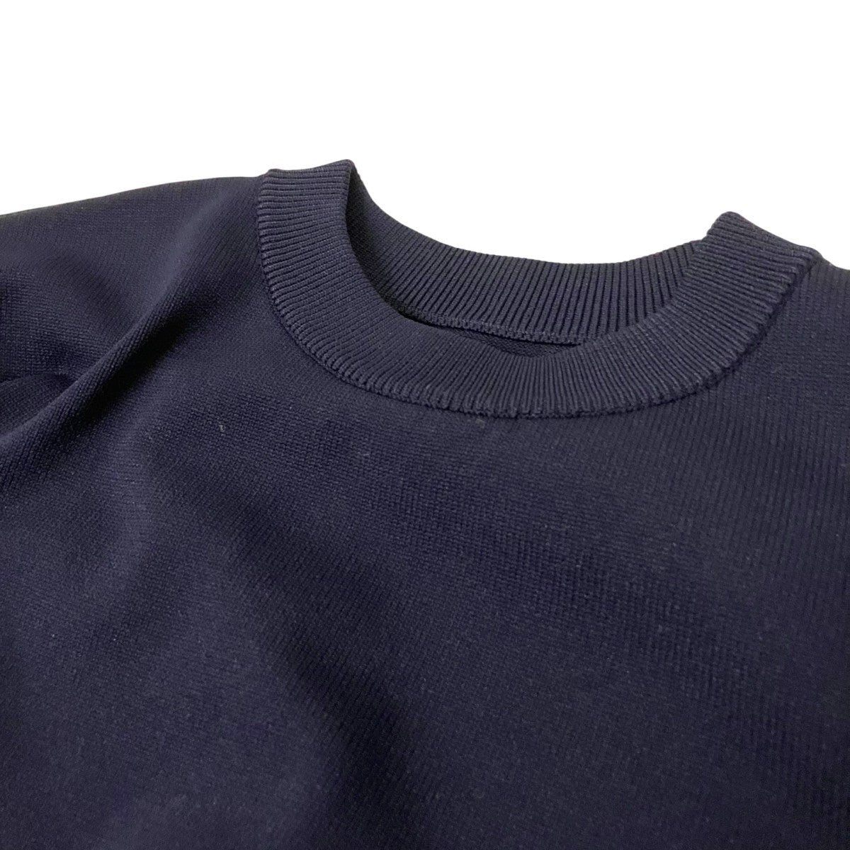 HeRIN．CYE Asymmetry hem knit dressバイカラーニット530GAT73 1830 古着・中古-4枚目のアイテム画像