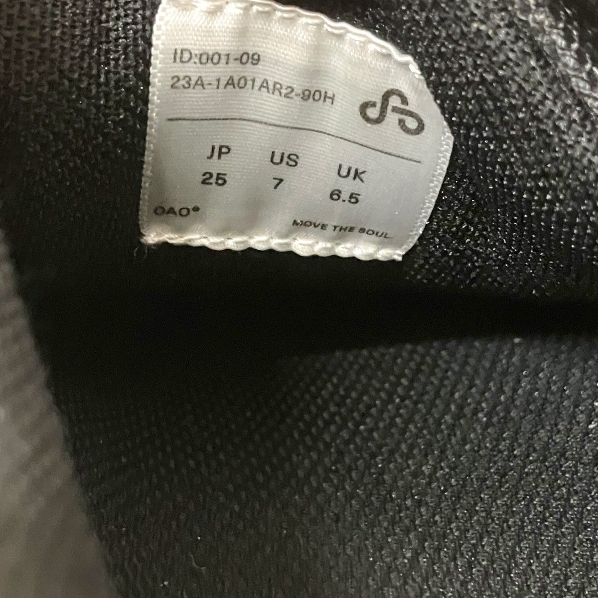 oao ローカットスニーカー23A 1A01AR2 90H 古着・中古-6枚目のアイテム画像