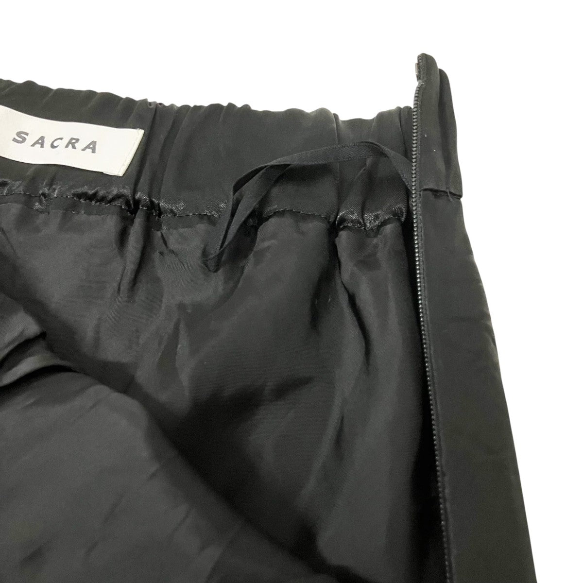 SACRA ACETATE SATIN SKIRTロングスカート122519121 古着・中古-4枚目のアイテム画像