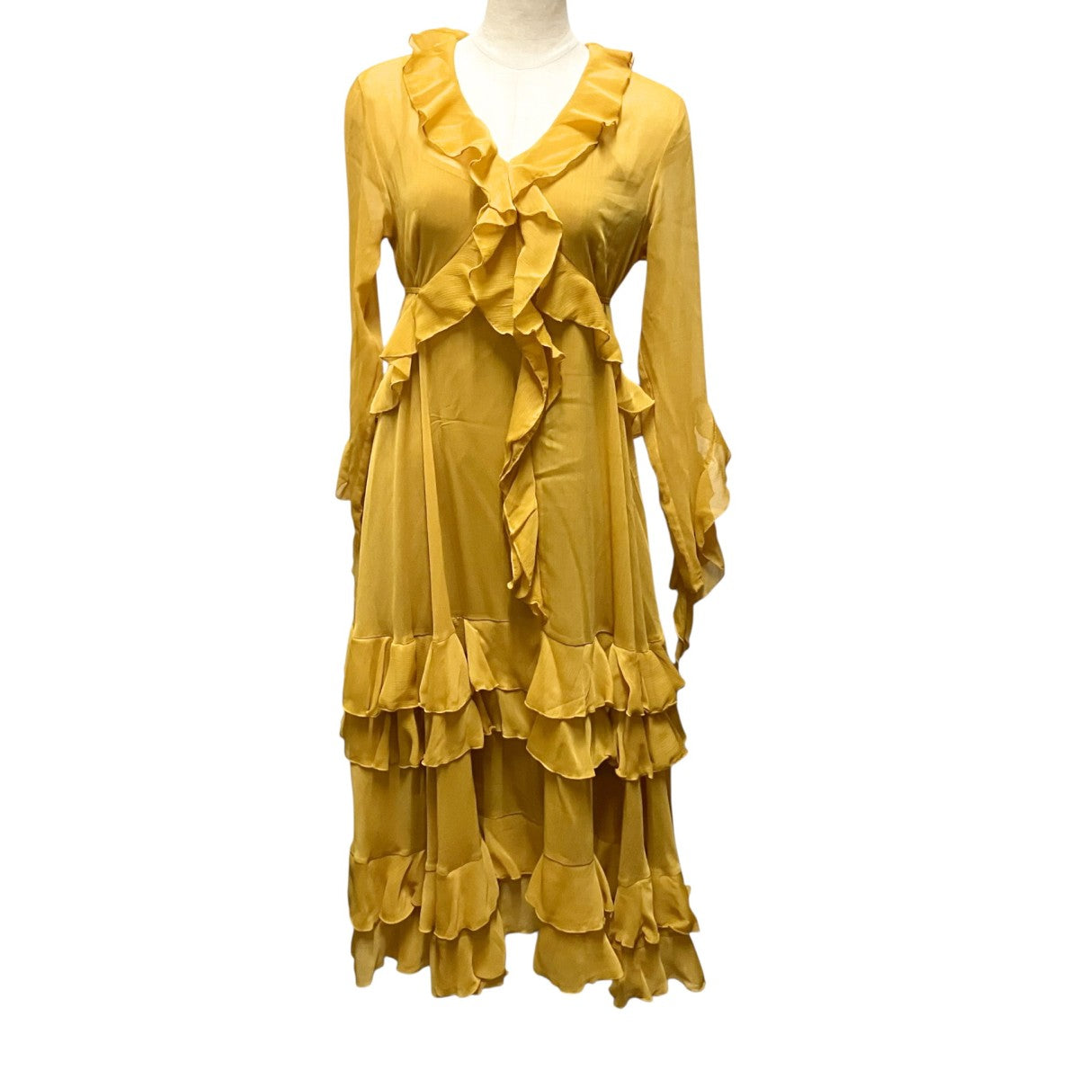 Lily Brown シフォンワンピースLWFO245026 古着・中古-1枚目のアイテム画像