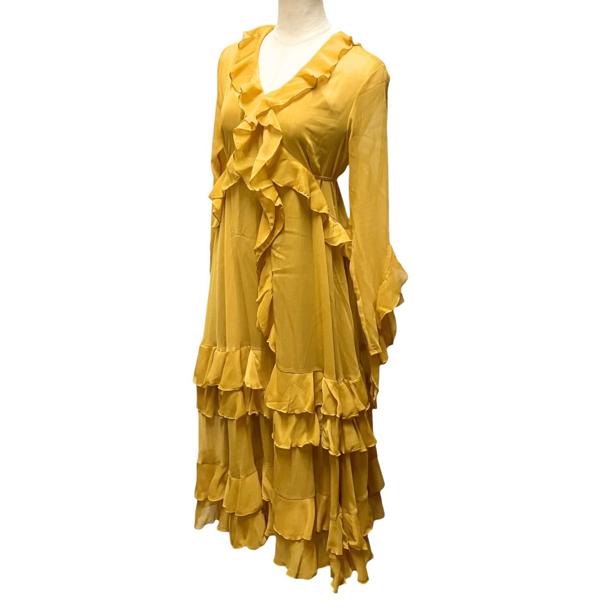 Lily Brown シフォンワンピースLWFO245026 古着・中古-3枚目のアイテム画像