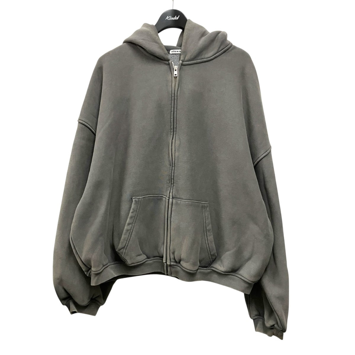 ALEXANDER WANG Zip Up Hoodie With Matte Starジップパーカー6CC2242051 古着・中古-1枚目のアイテム画像
