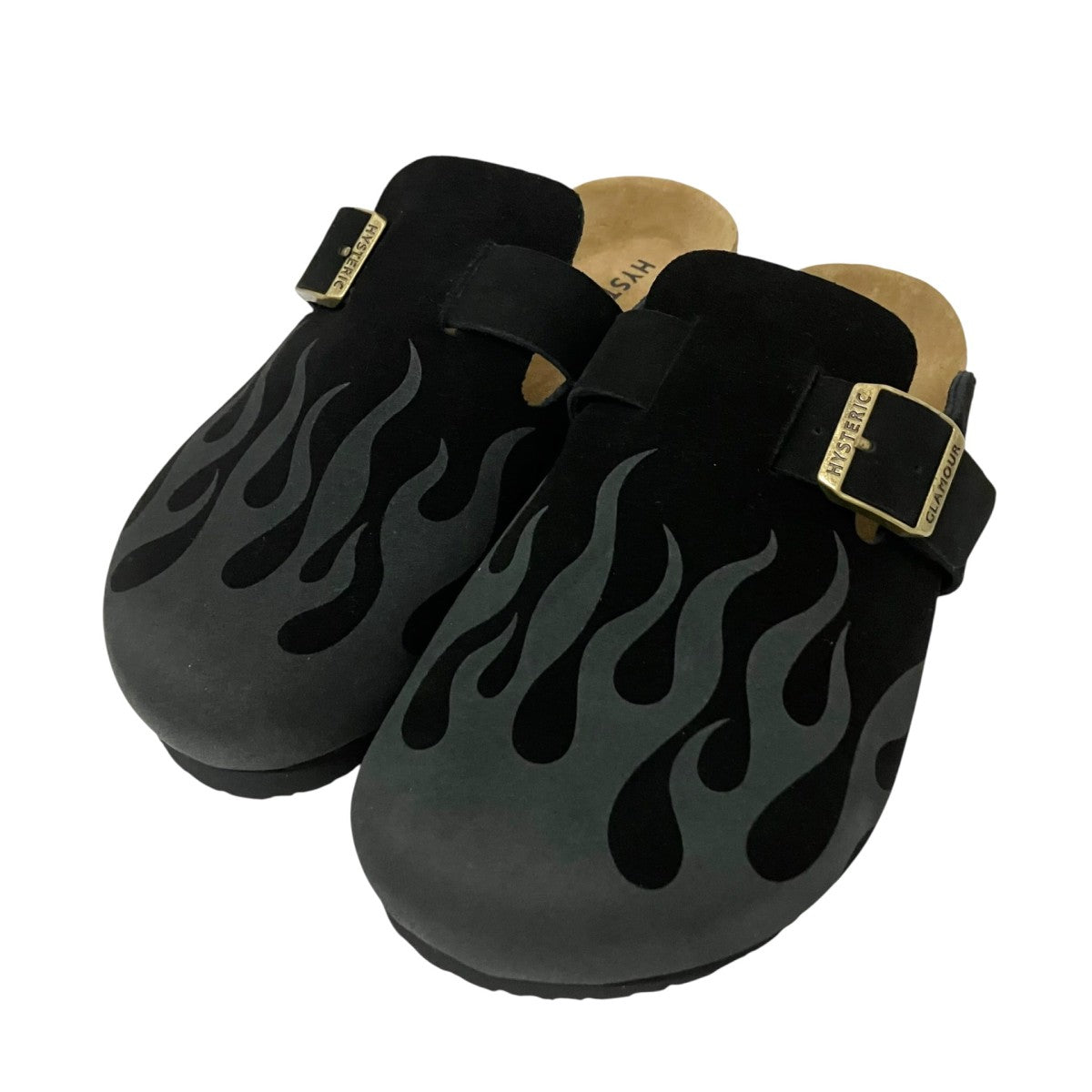 Hysteric Glamour FIRE PATTERN SANDALSクロッグサンダル 古着・中古-1枚目のアイテム画像