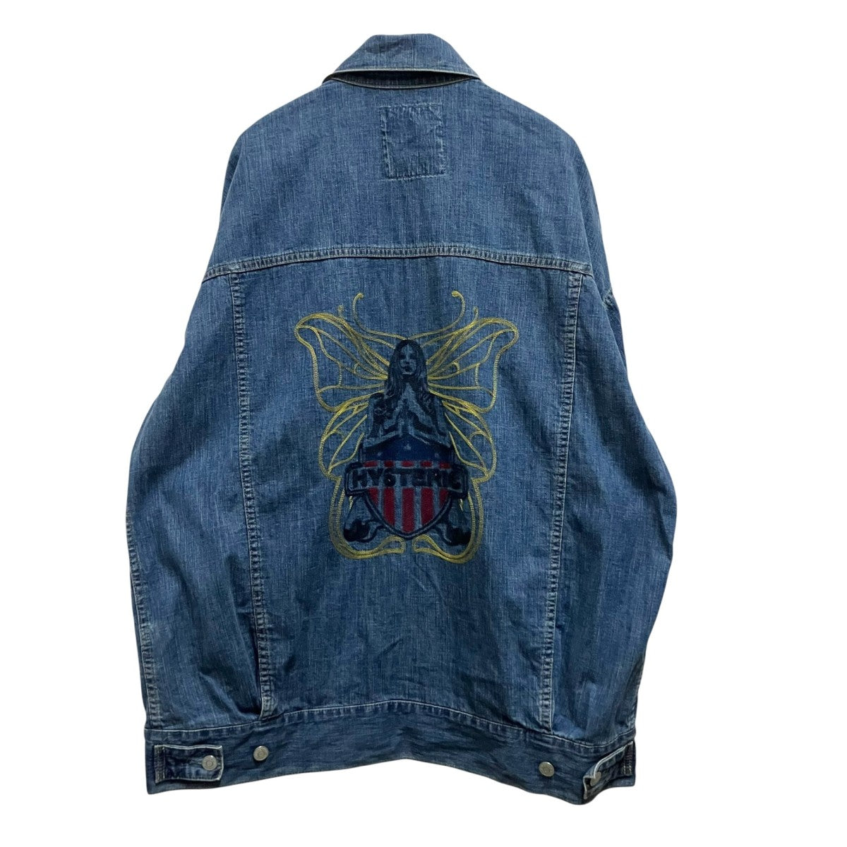 Hysteric Glamour LEVITATED GIRL刺繍デニムジャケット01261AB02 古着・中古-2枚目のアイテム画像