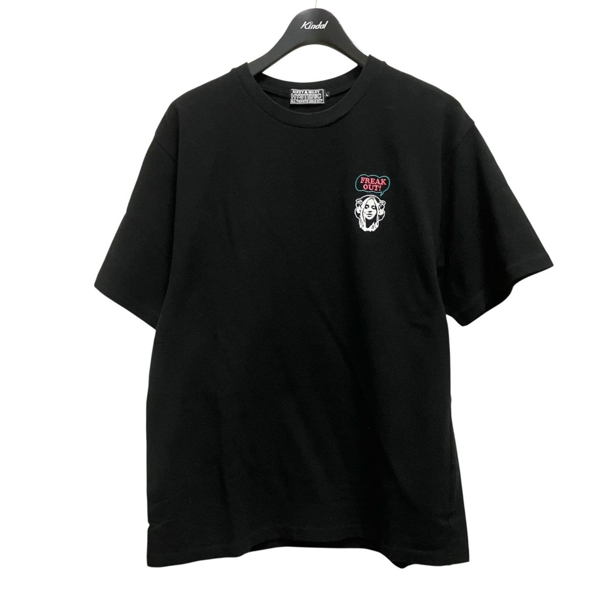 Hysteric Glamour FREAK OUT刺繍 Tシャツ02251CT26 古着・中古-1枚目のアイテム画像