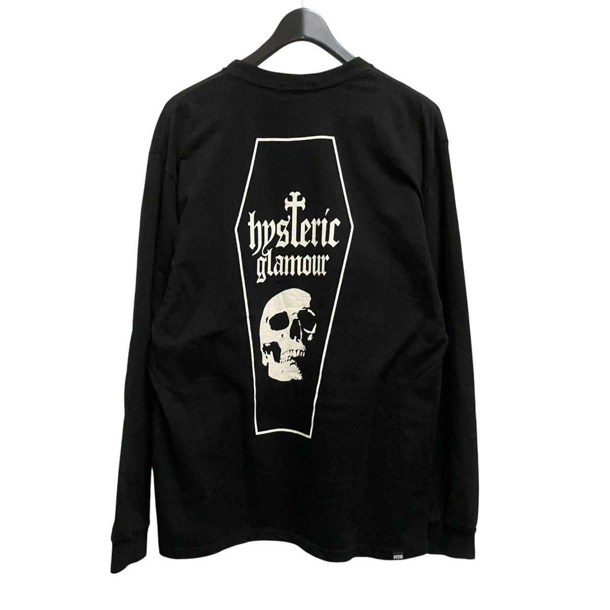 Hysteric Glamour SKULL COFFINプリントカットソー02253CL20 古着・中古-2枚目のアイテム画像