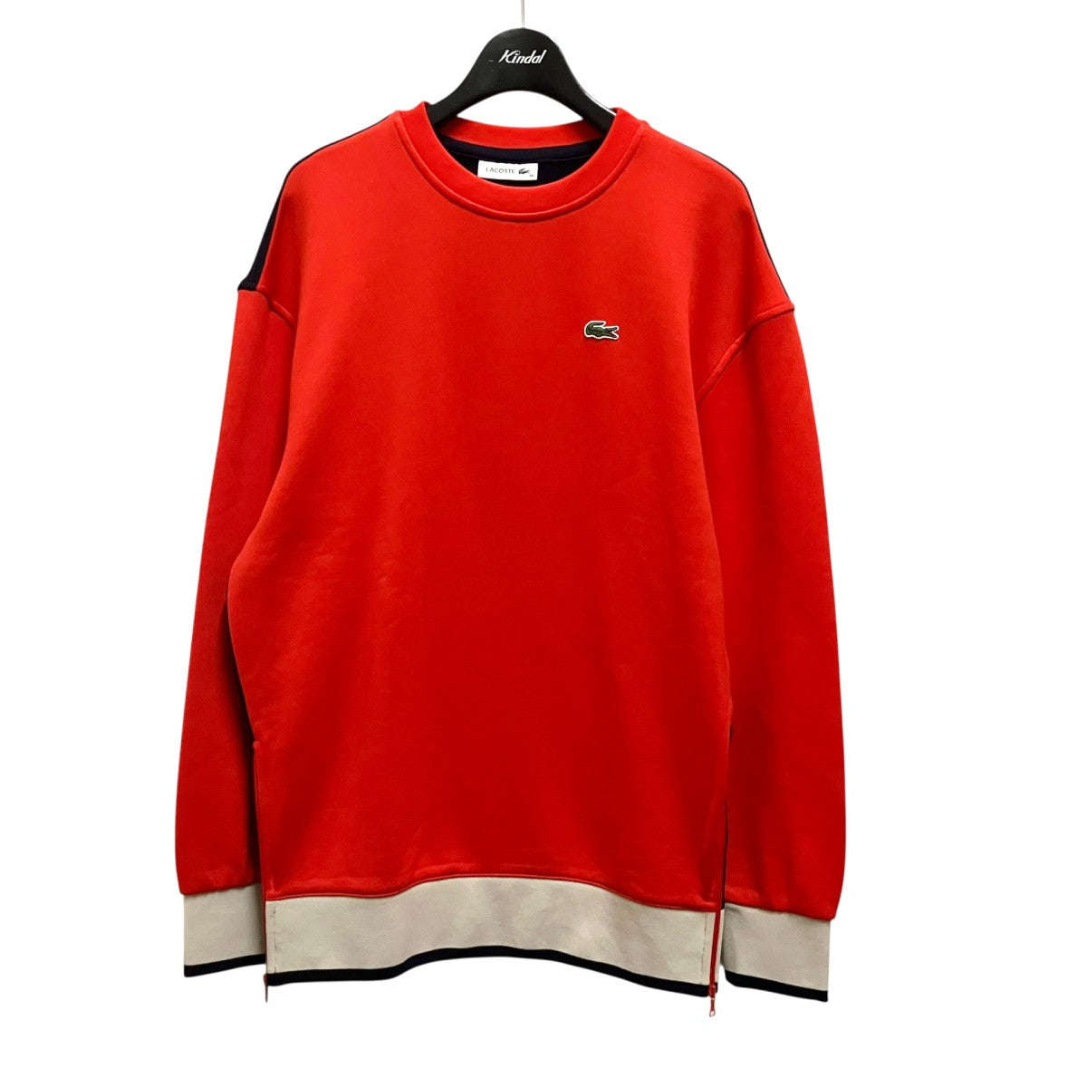 LACOSTE ワンポイントスウェットSF7985L 古着・中古-1枚目のアイテム画像