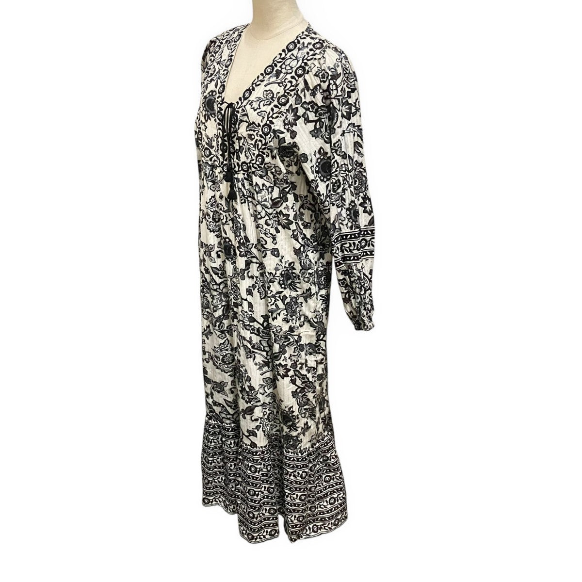 sara mallika(サラマリカ) Paisley Flower Print Dress総柄ワンピース