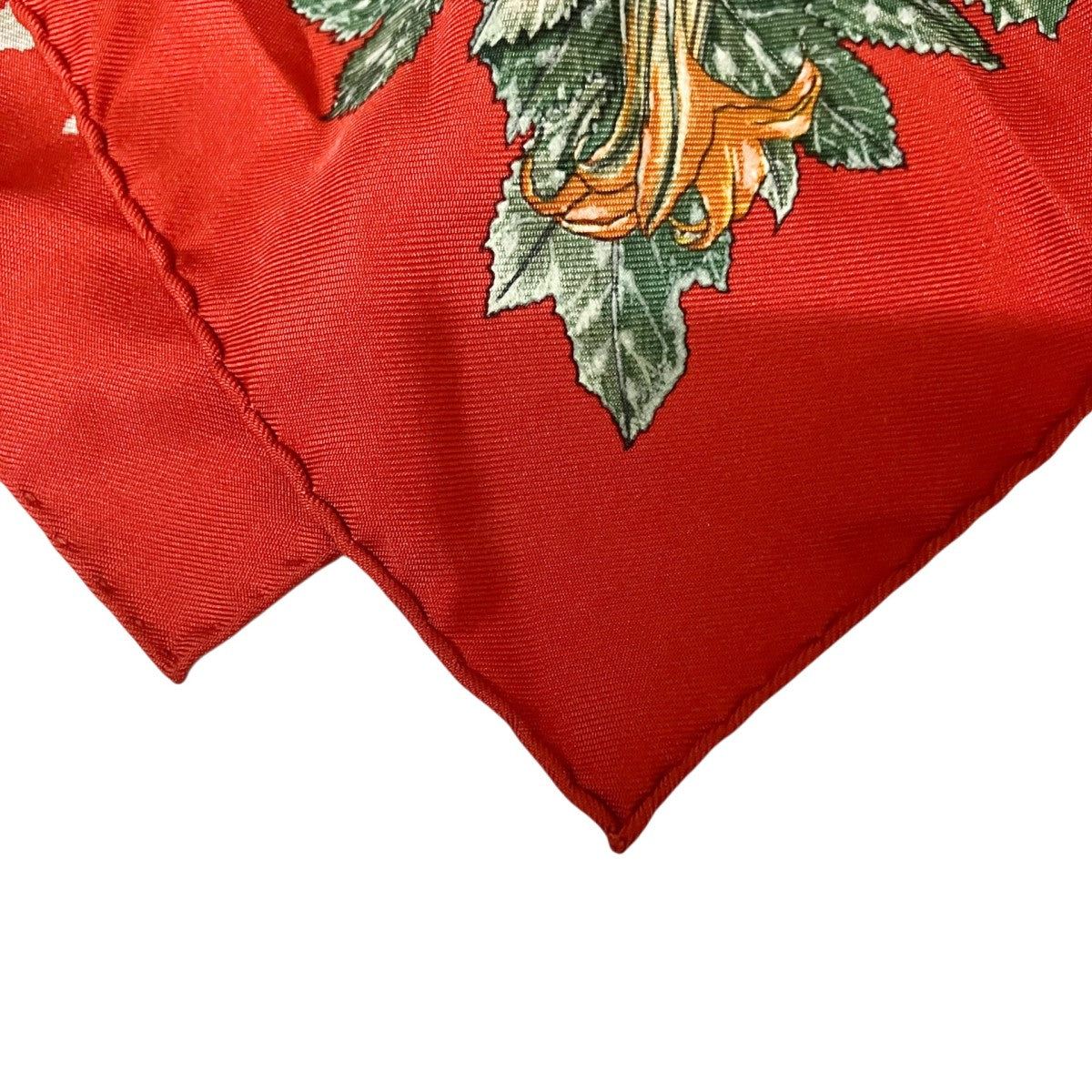 HERMES カレ45CITROUILLES ＆ COLOR IN TESシルク総柄スカーフ 古着・中古-5枚目のアイテム画像