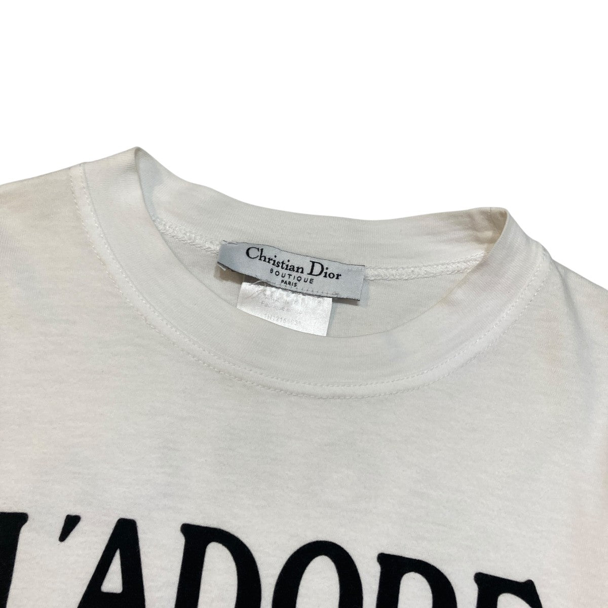 J’ADORE DIORロゴプリントロングTシャツ1H12155031