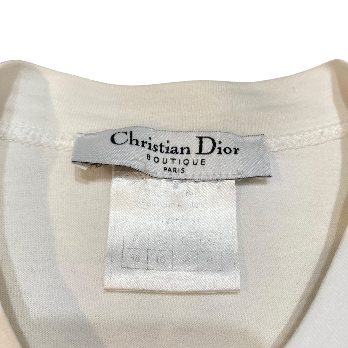 J’ADORE DIORロゴプリントロングTシャツ1H12155031