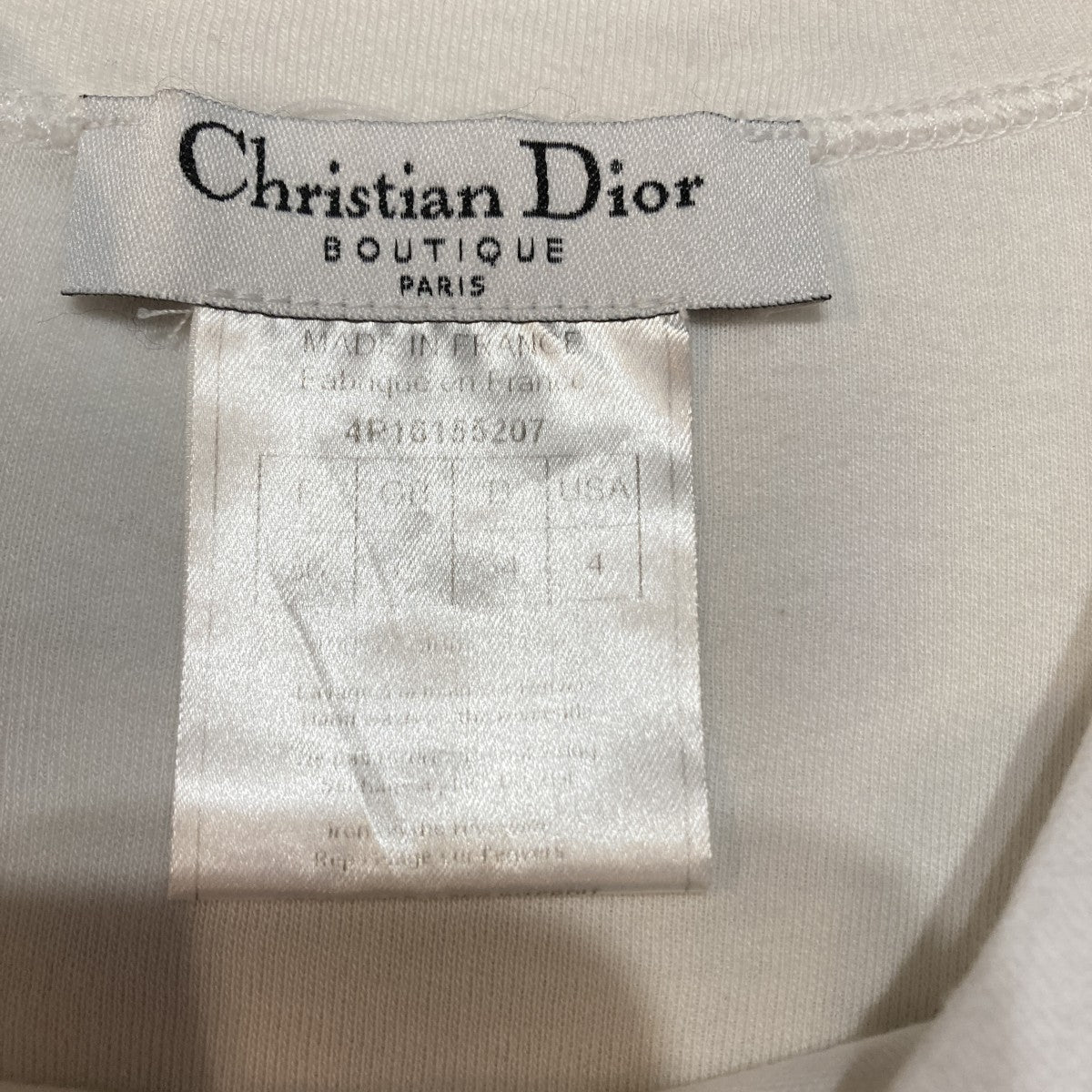 ロゴプリントTシャツ4P16155207 J'ADORE