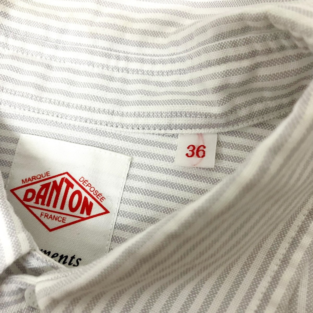 DANTON シャツワンピースDT G0035 古着・中古-5枚目のアイテム画像