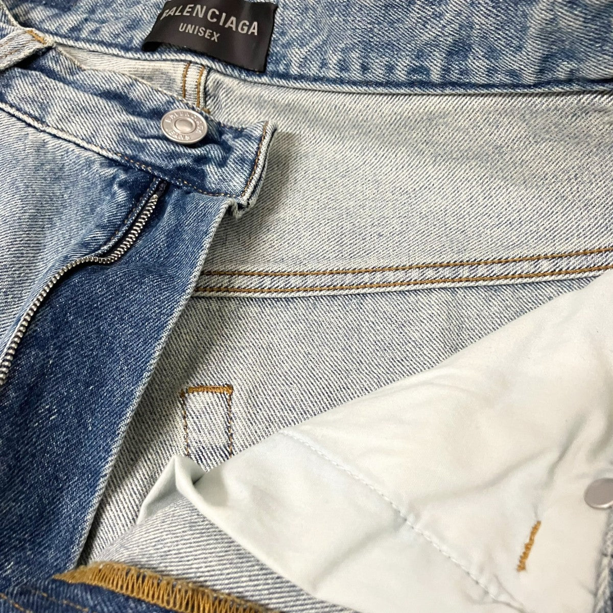 BALENCIAGA デニムパンツ704282 TDW14 古着・中古-4枚目のアイテム画像