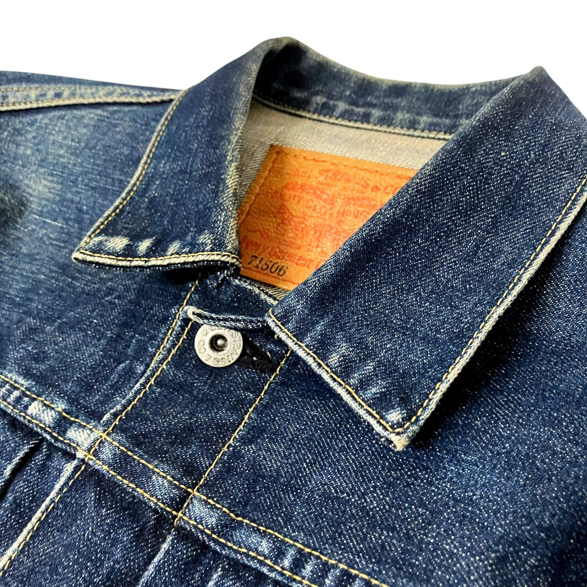 LEVI’S 復刻1stモデルデニムジャケット71506XX 古着・中古-3枚目のアイテム画像