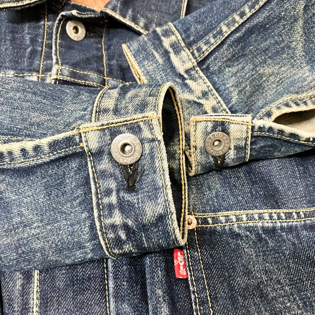 LEVI’S 復刻1stモデルデニムジャケット71506XX 古着・中古-8枚目のアイテム画像