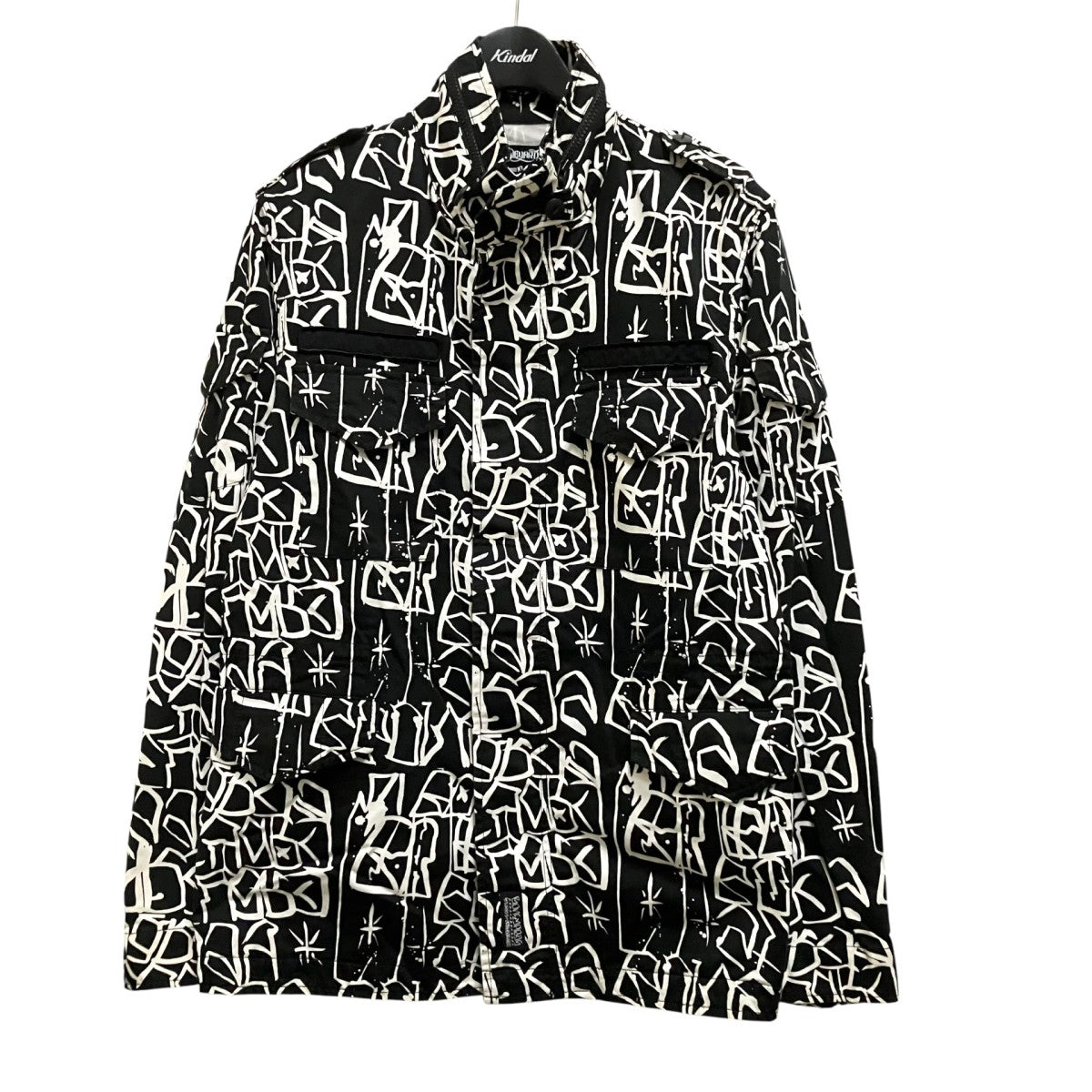 NEIGHBORHOOD×stussy BONE YARDS M．65 Corrosion／C-JKT総柄ジャケットSPSTN JK M01 古着・中古-1枚目のアイテム画像