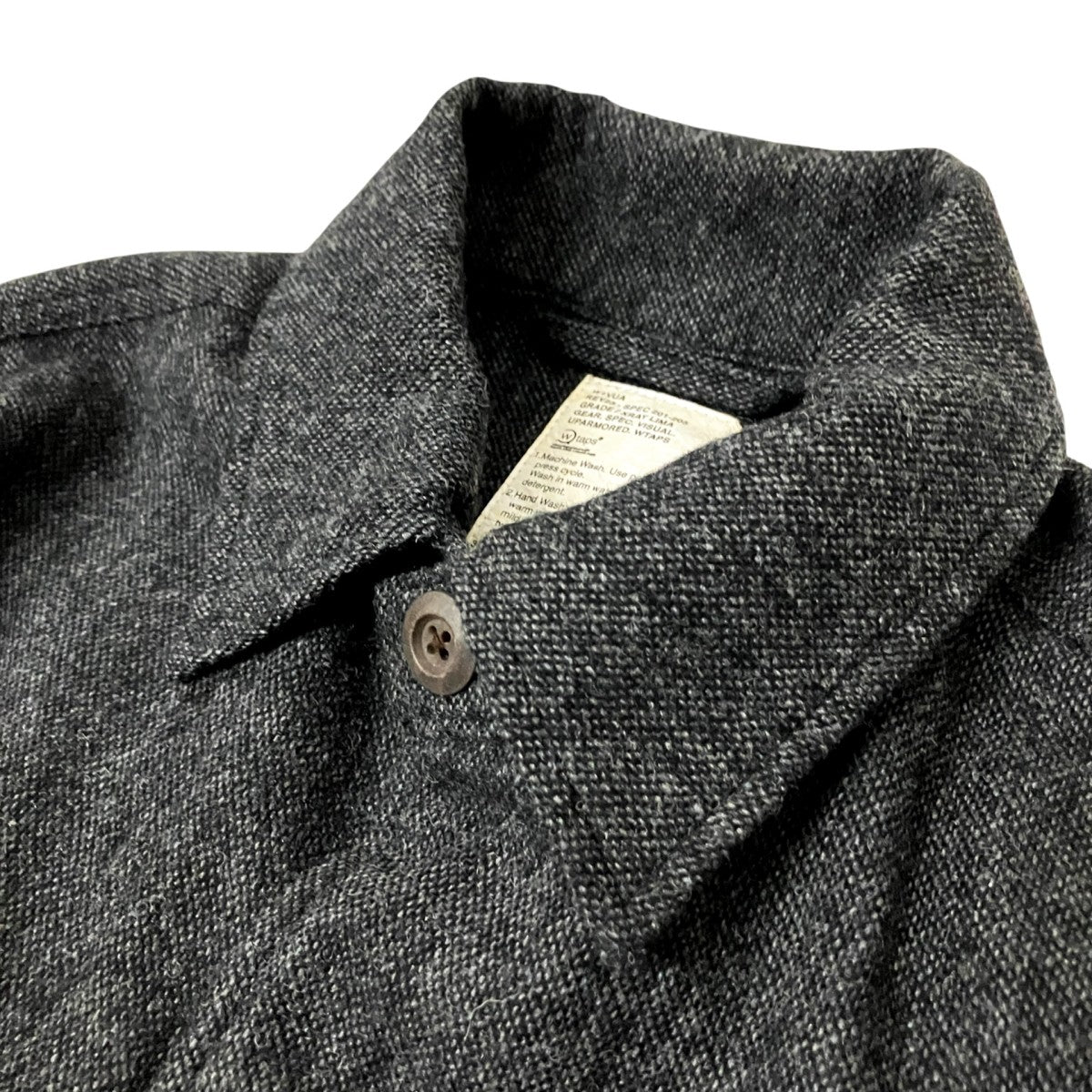 WTAPS SHIRTJACKET FATIGUE WOOLY TWEEDシャツジャケットSPDT SH M03 古着・中古-3枚目のアイテム画像