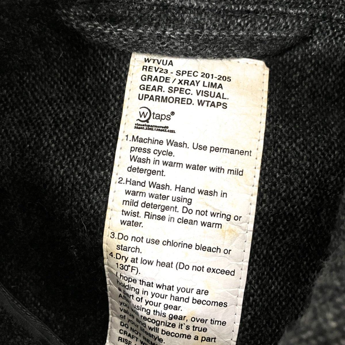 WTAPS SHIRTJACKET FATIGUE WOOLY TWEEDシャツジャケットSPDT SH M03 古着・中古-4枚目のアイテム画像