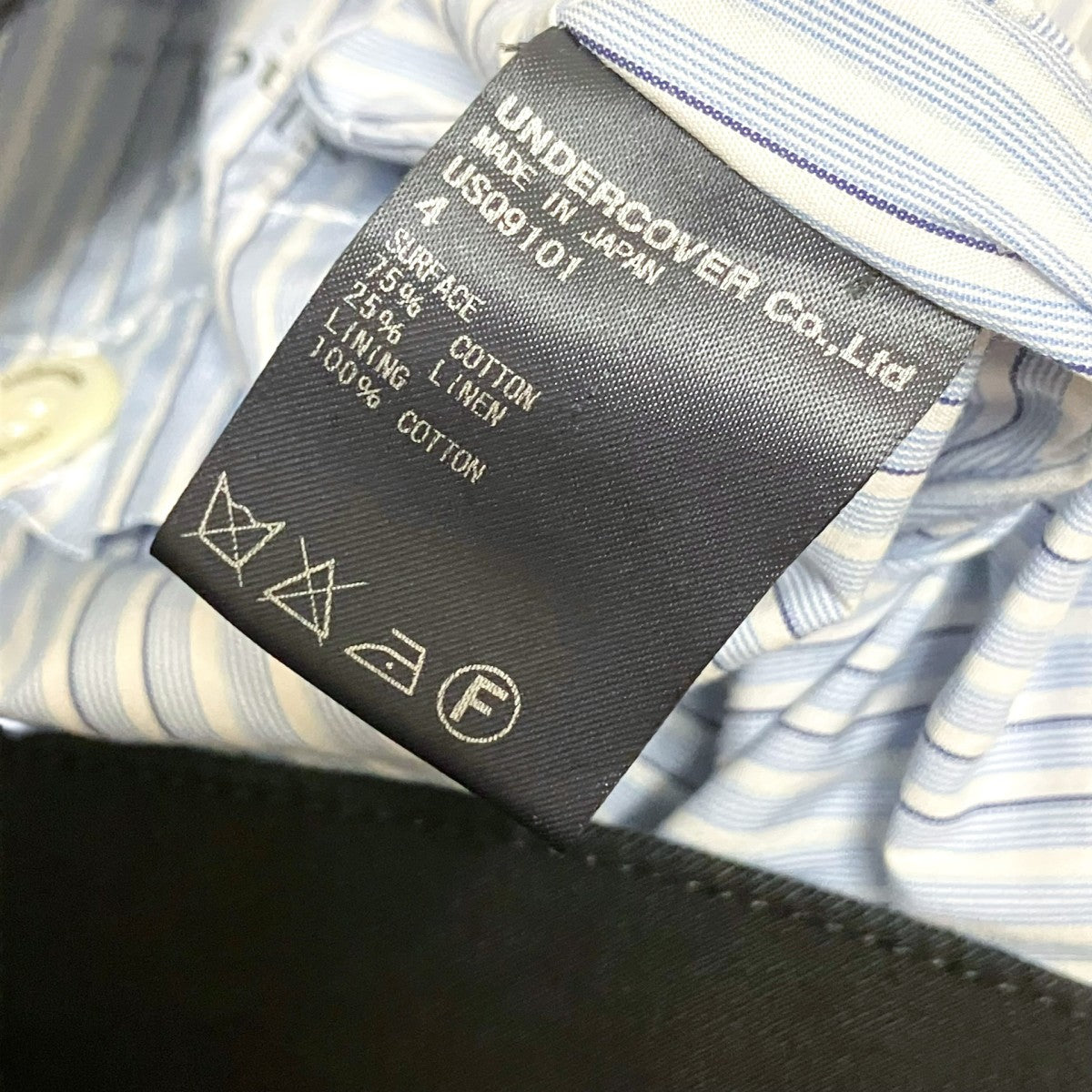 the Shepherd カルゼパッカリングジャケット綿／リネンワンポイントジャケットUSQ9101 古着・中古-5枚目のアイテム画像
