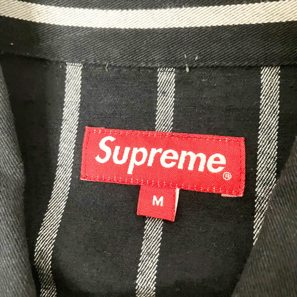 Supreme Small Box Logo Shop Jacketストライプコーチジャケット 古着・中古-4枚目のアイテム画像