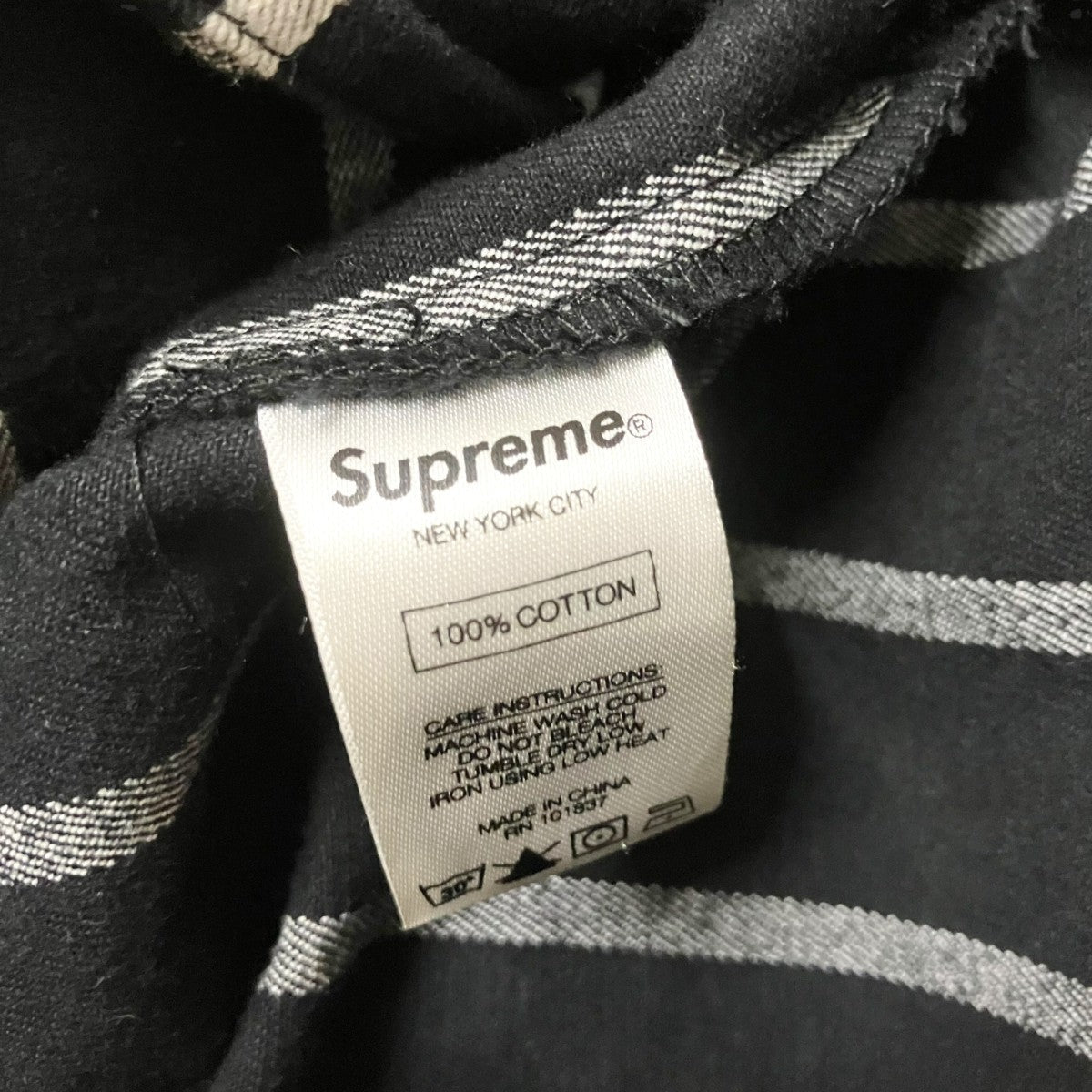 Supreme Small Box Logo Shop Jacketストライプコーチジャケット 古着・中古-8枚目のアイテム画像