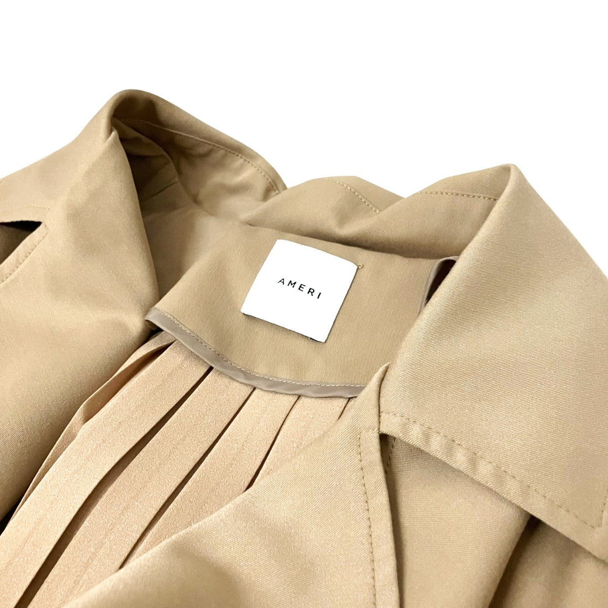AMERI BACK PLEATS TRENCHトレンチコート018170021 古着・中古-3枚目のアイテム画像