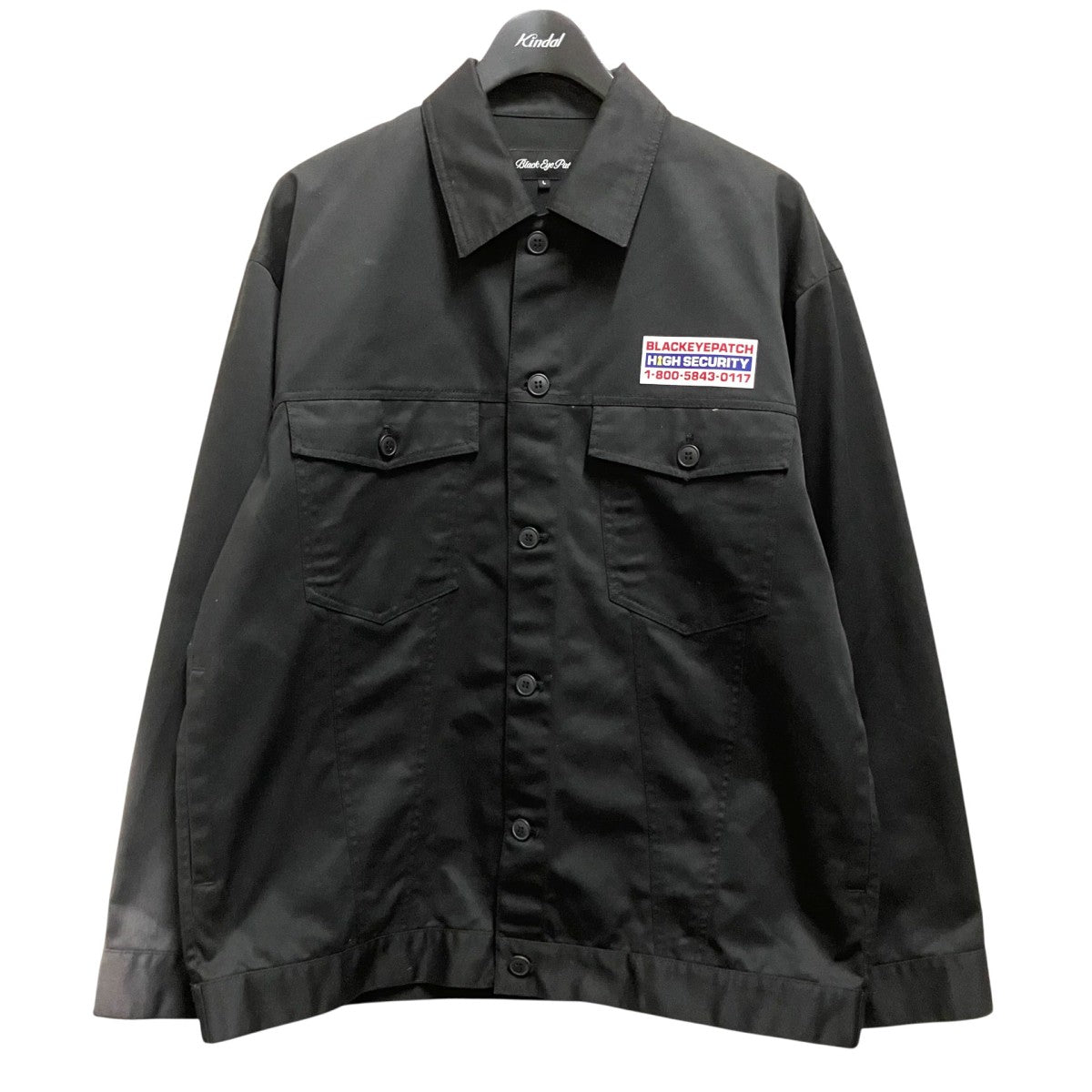 BlackEyePatch HIGH SECURITY LONG-SLEEVE WORK SHIRTワークシャツ 古着・中古-1枚目のアイテム画像