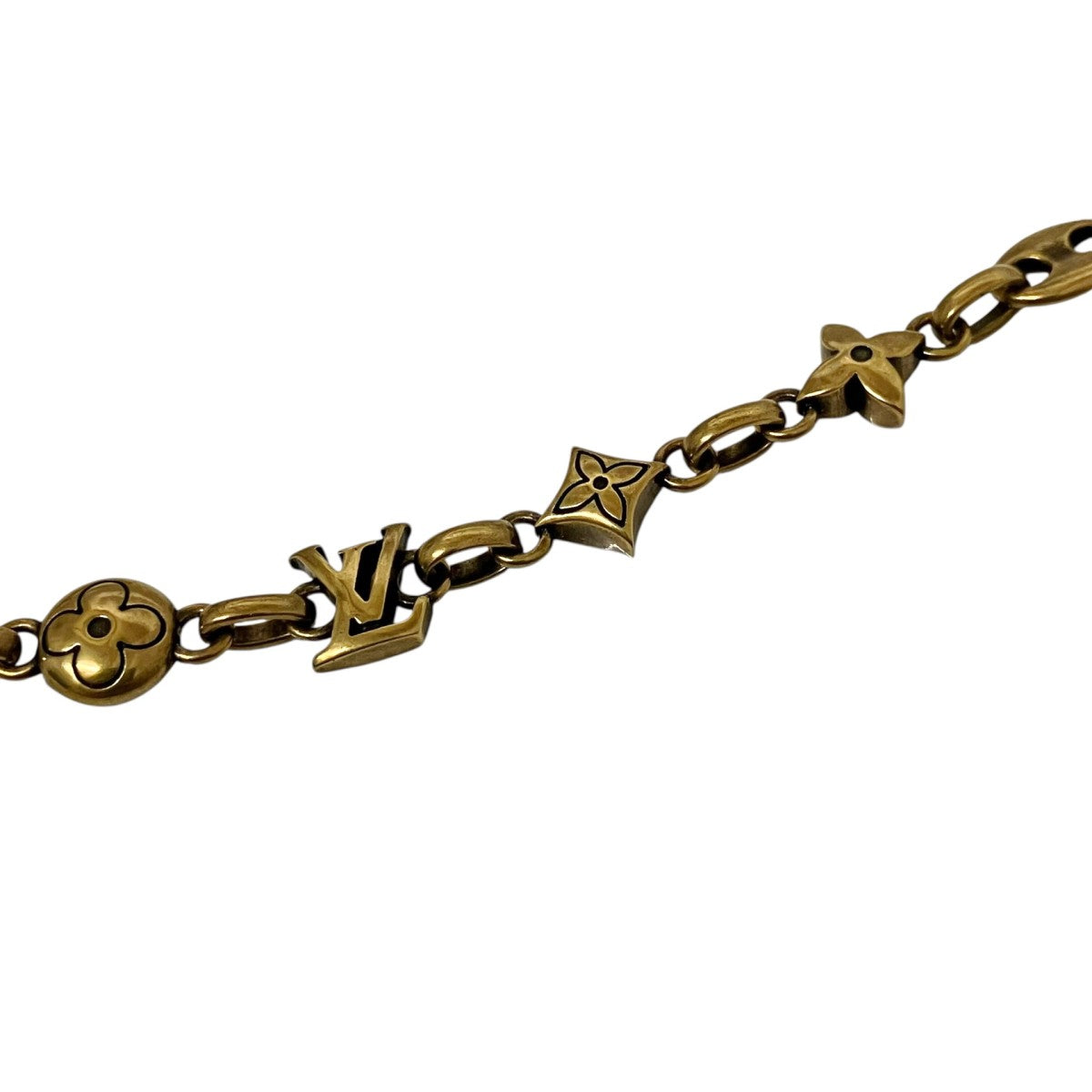 LOUIS VUITTON LV セーラーモノグラムモチーフネックレスM02725 古着・中古-3枚目のアイテム画像