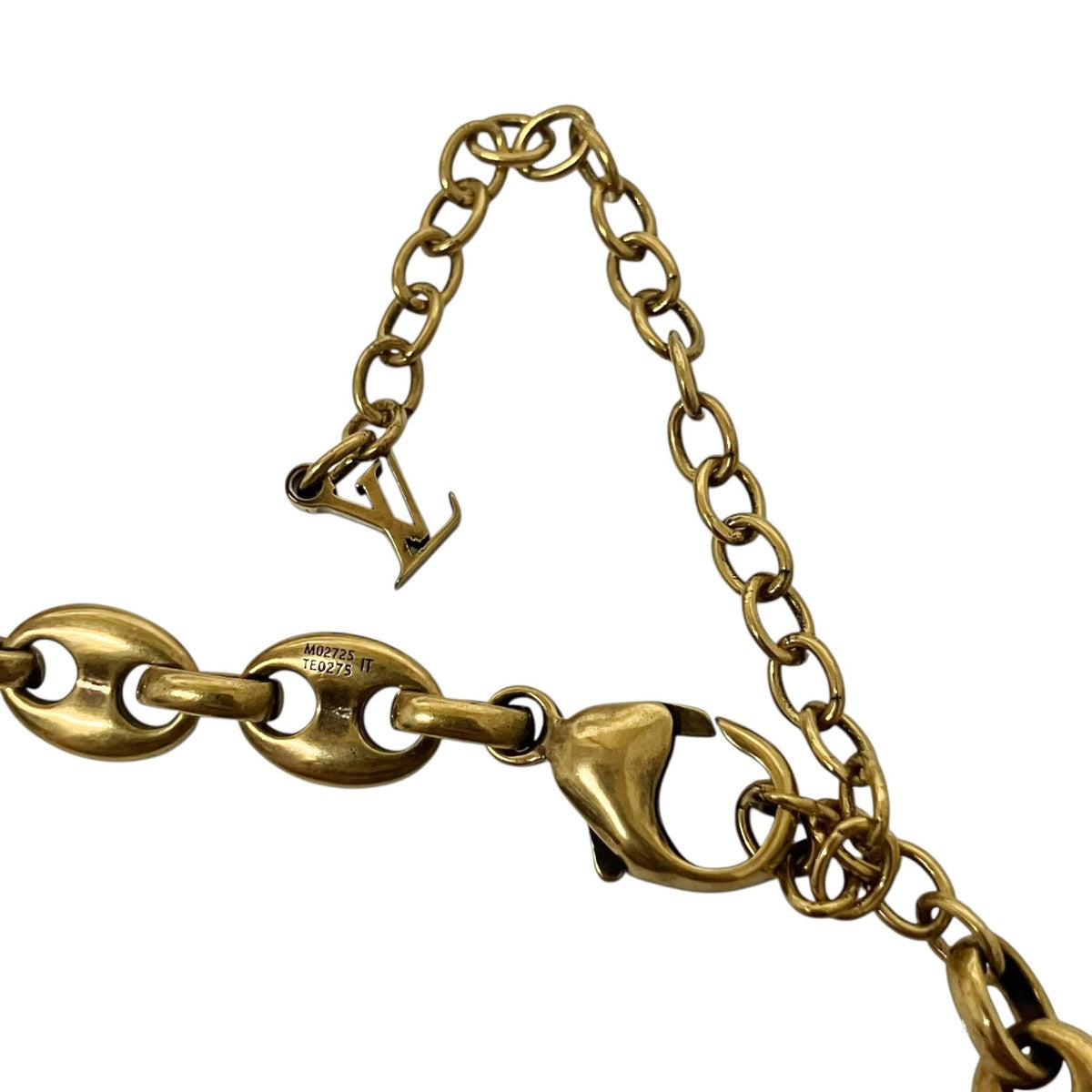 LOUIS VUITTON LV セーラーモノグラムモチーフネックレスM02725 古着・中古-5枚目のアイテム画像