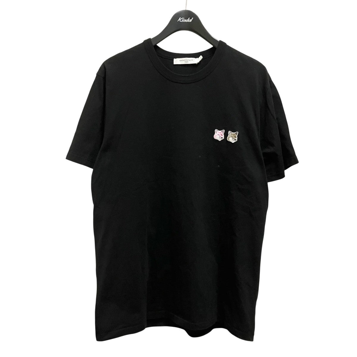 MAISON KITSUNE ダブル フォックスヘッド コンフォート Tシャツ半袖カットソーJM00124KJ0008 古着・中古-1枚目のアイテム画像