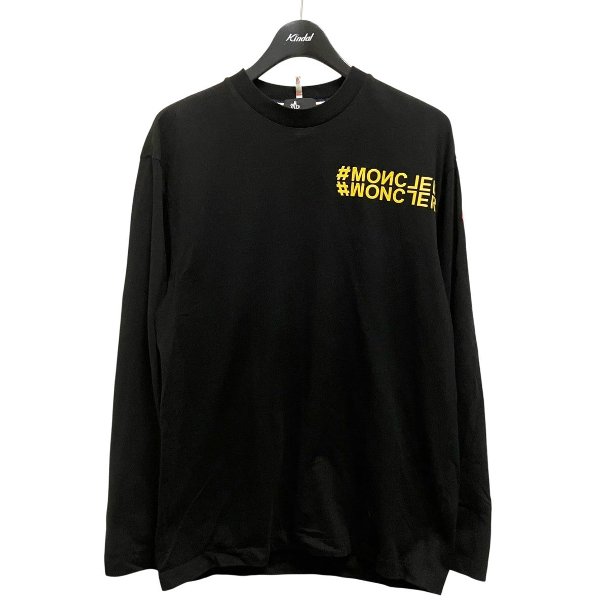 MONCLER GRENOBLE T-SHIRT MANICA LUNGAロゴカットソーH20978D00004 古着・中古-1枚目のアイテム画像