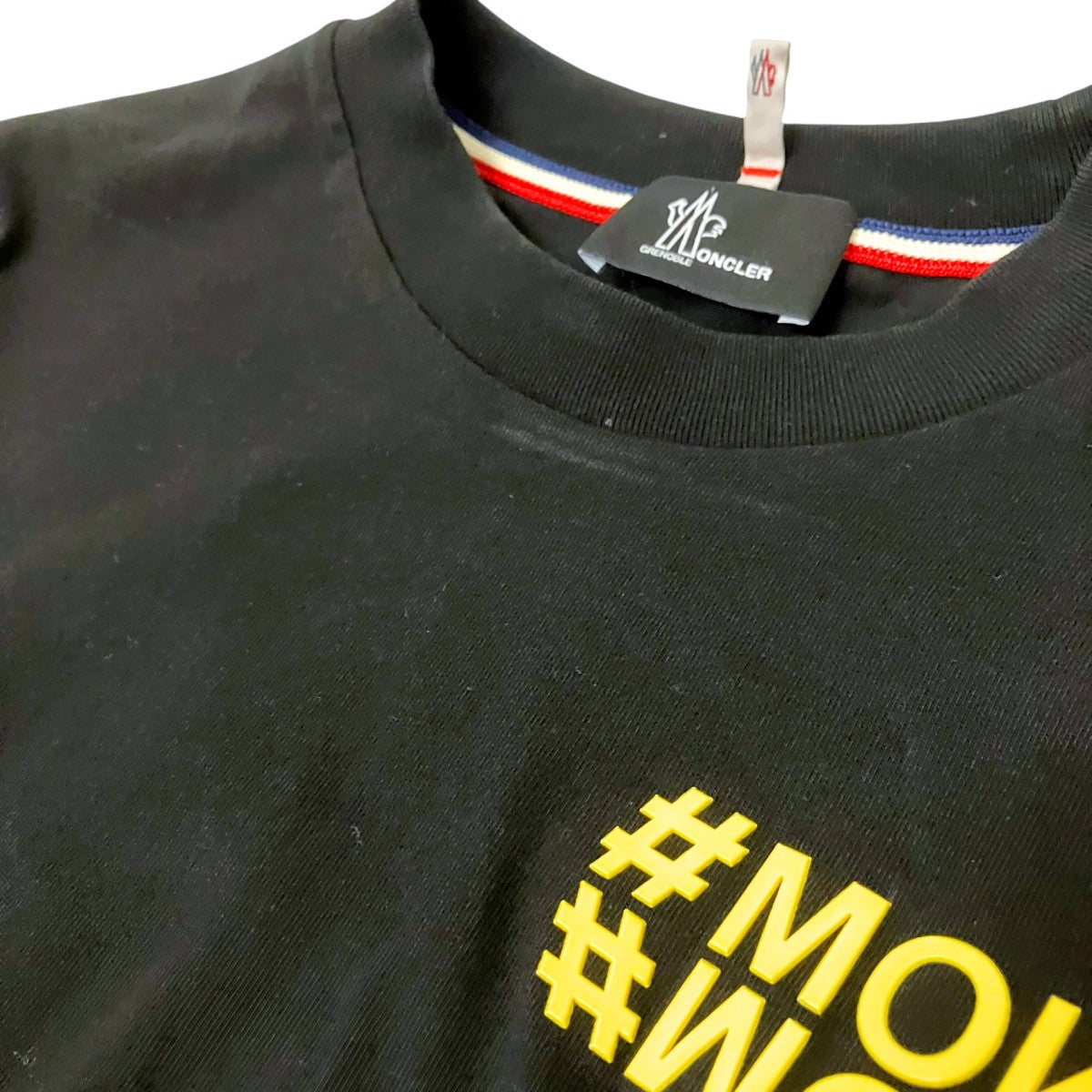 MONCLER GRENOBLE T-SHIRT MANICA LUNGAロゴカットソーH20978D00004 古着・中古-3枚目のアイテム画像