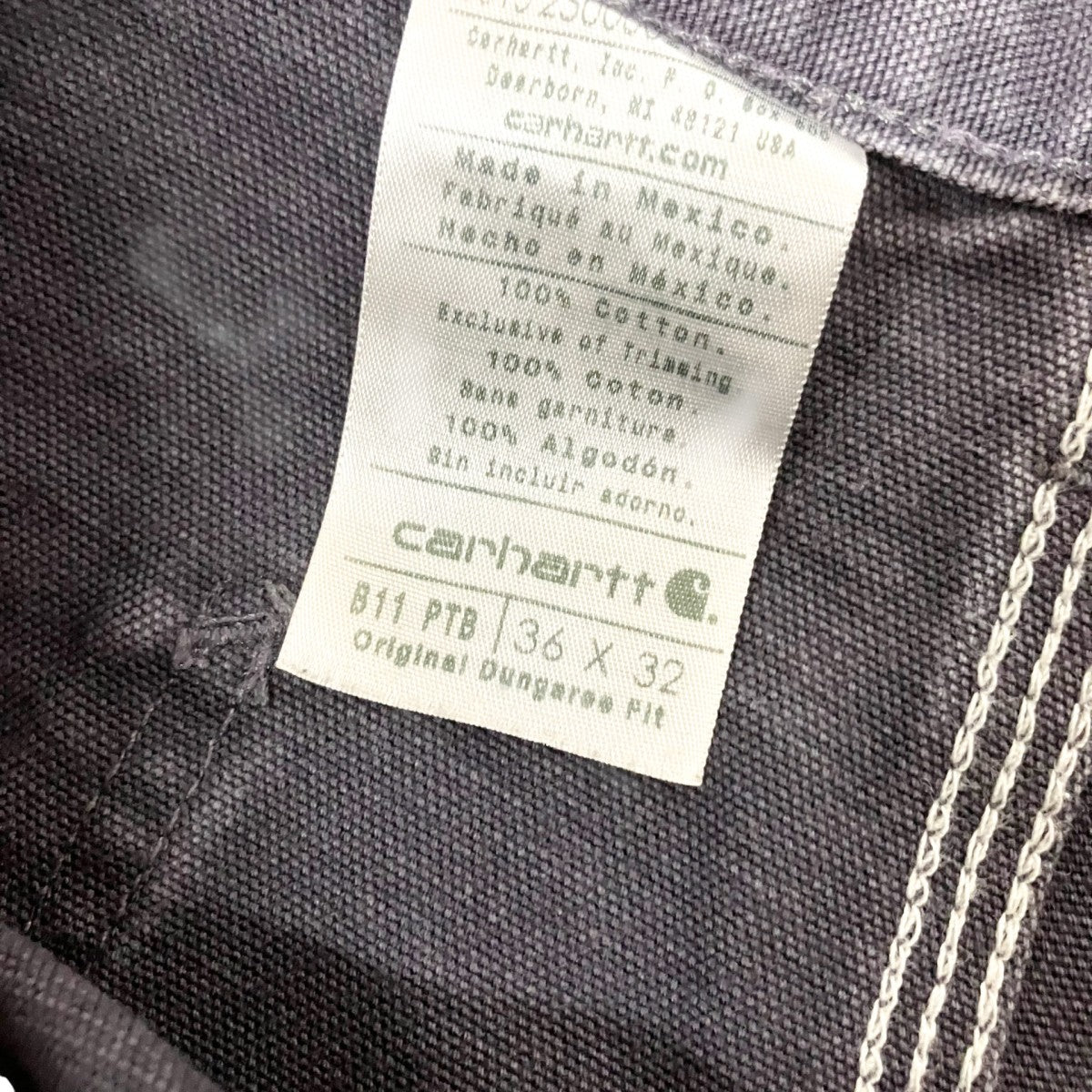 CarHartt ダック ペインターパンツB11 PTB 古着・中古-5枚目のアイテム画像