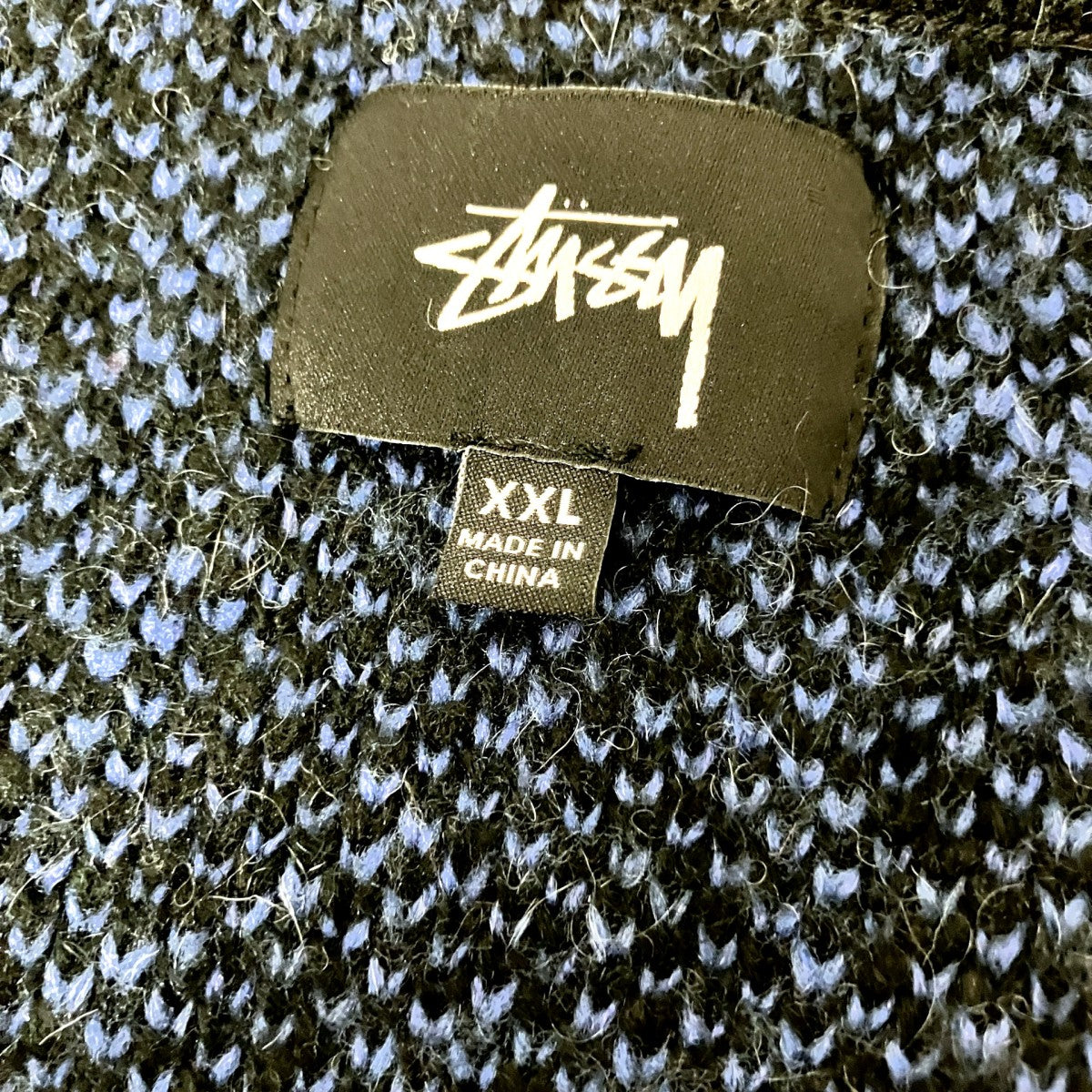 stussy Mohair Mask cardiganニットカーディガン117084 古着・中古-4枚目のアイテム画像